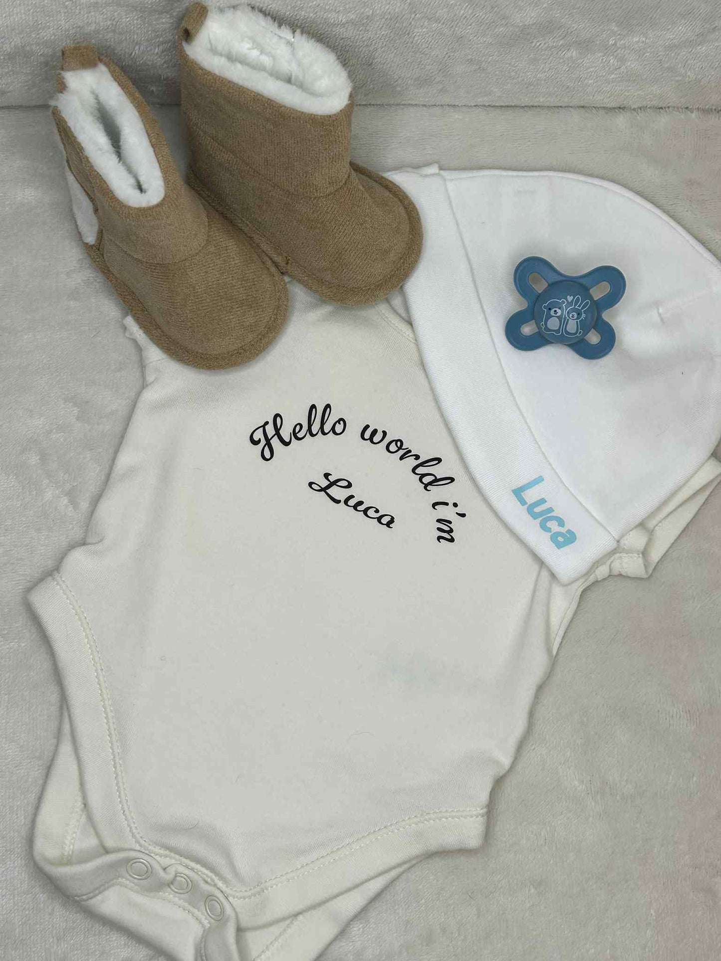 Hello world I’m…..baby vest