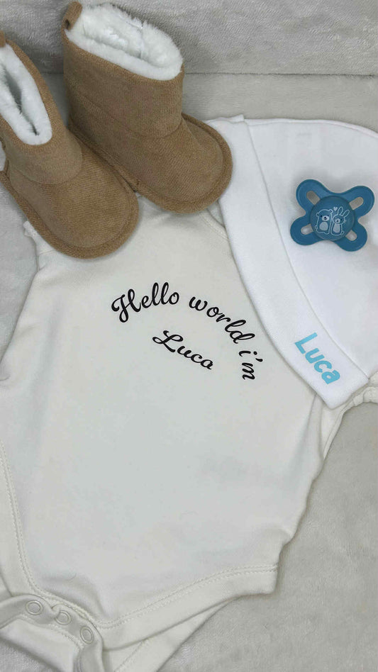 Hello world I’m…..baby vest